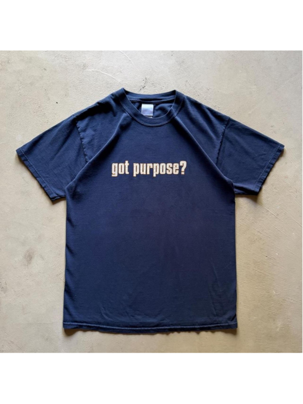 vintage y2k 2000s "got purpose humour graphic t-shirt